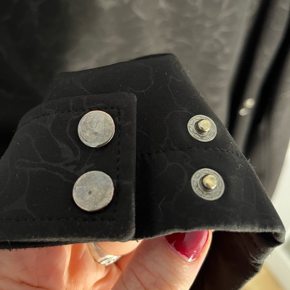 VGUC 2X Addition Elle’s Chillax Black Floral Raincoat - Picture 8 of 10